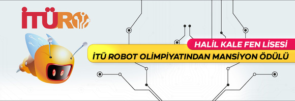 İTÜ Robot Olimpiyatından Mansiyon Ödülü