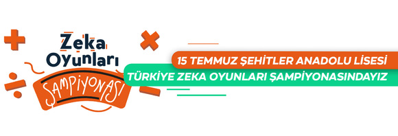 Türkiye Zeka Oyunları Şampiyonasında Türkiye Finallerindeyiz