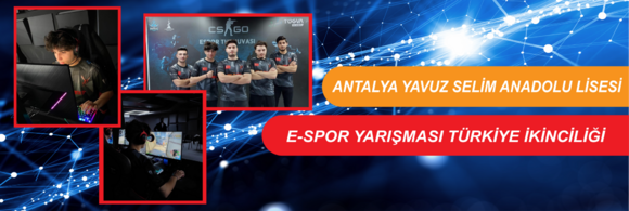 E-Spor Yarışması Türkiye 2.liğimiz