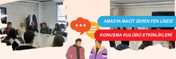 Okulumuz Konuşma Kulübünün  İngilizce Gerçekleştirilen Bu Haftaki Etkinliğine Amasya Üniversitesi  Konuşma Kulübü de Davetliydi.
