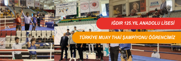 Türkiye MUAY THAİ Şampiyonu Öğrencimiz.