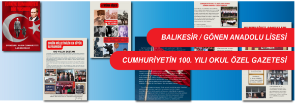 Cumhuriyetin 100. Yılı Okul Özel Gazetesi