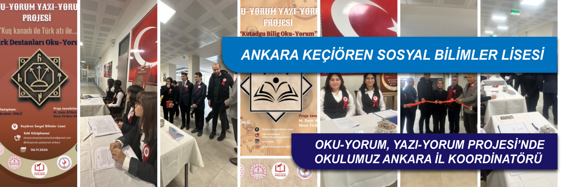 Oku-Yorum Yazı-Yorum Projesi'nde Okulumuz  Ankara İl Koordinatörü Olmuştur