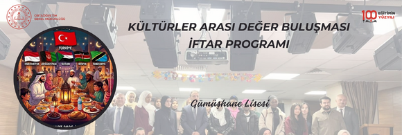 KÜLTÜRLER ARASI DEĞER BULUŞMASI İFTAR PROGRAMI