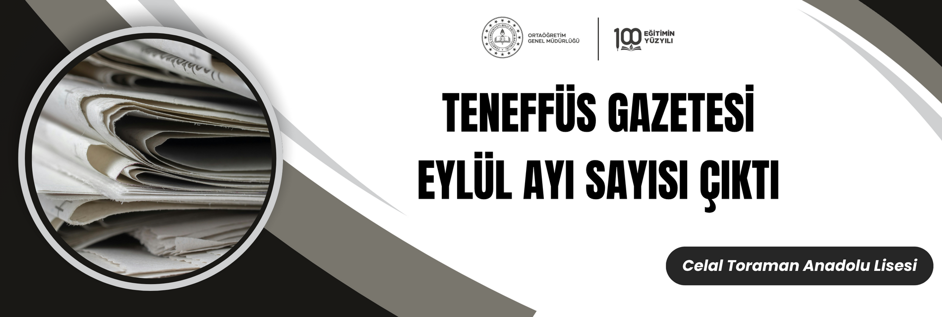 TENEFFÜS GAZETESİ EYLÜL AYI SAYISI ÇIKTI