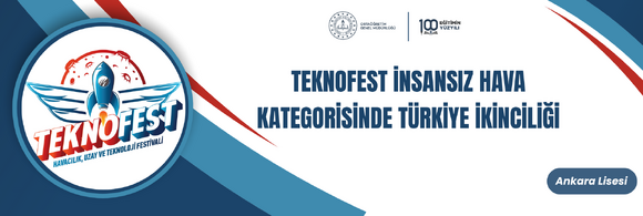TEKNOFEST İNSANSIZ HAVA KATEGORİSİNDE TÜRKİYE İKİNCİLİĞİ